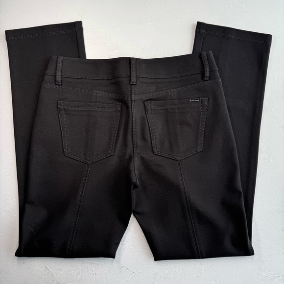 White House Black Market The Slim‎ Ponte 0 Short Black Back Seam Jeans Casual - Picture 7 of 14